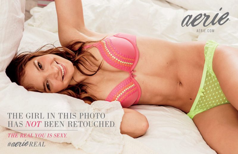 positive body image trend aerie two